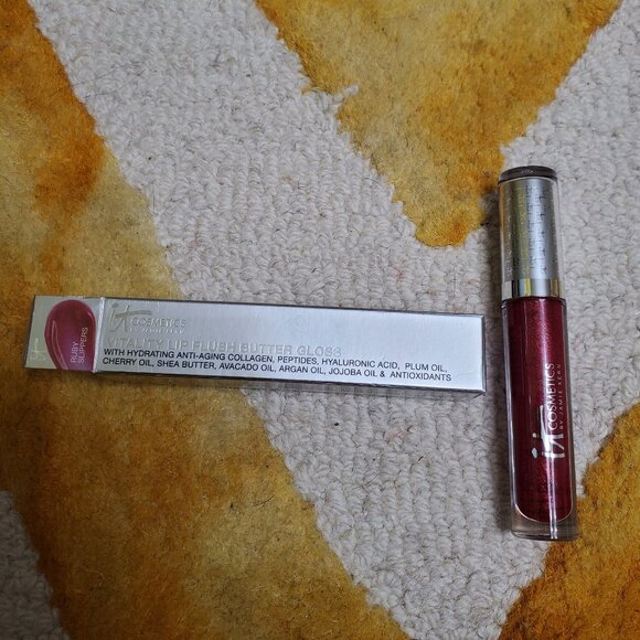 IT Cosmetics Vitality Lip Flush Buttergloss in Ruby Slippers - Picture 1 of 1